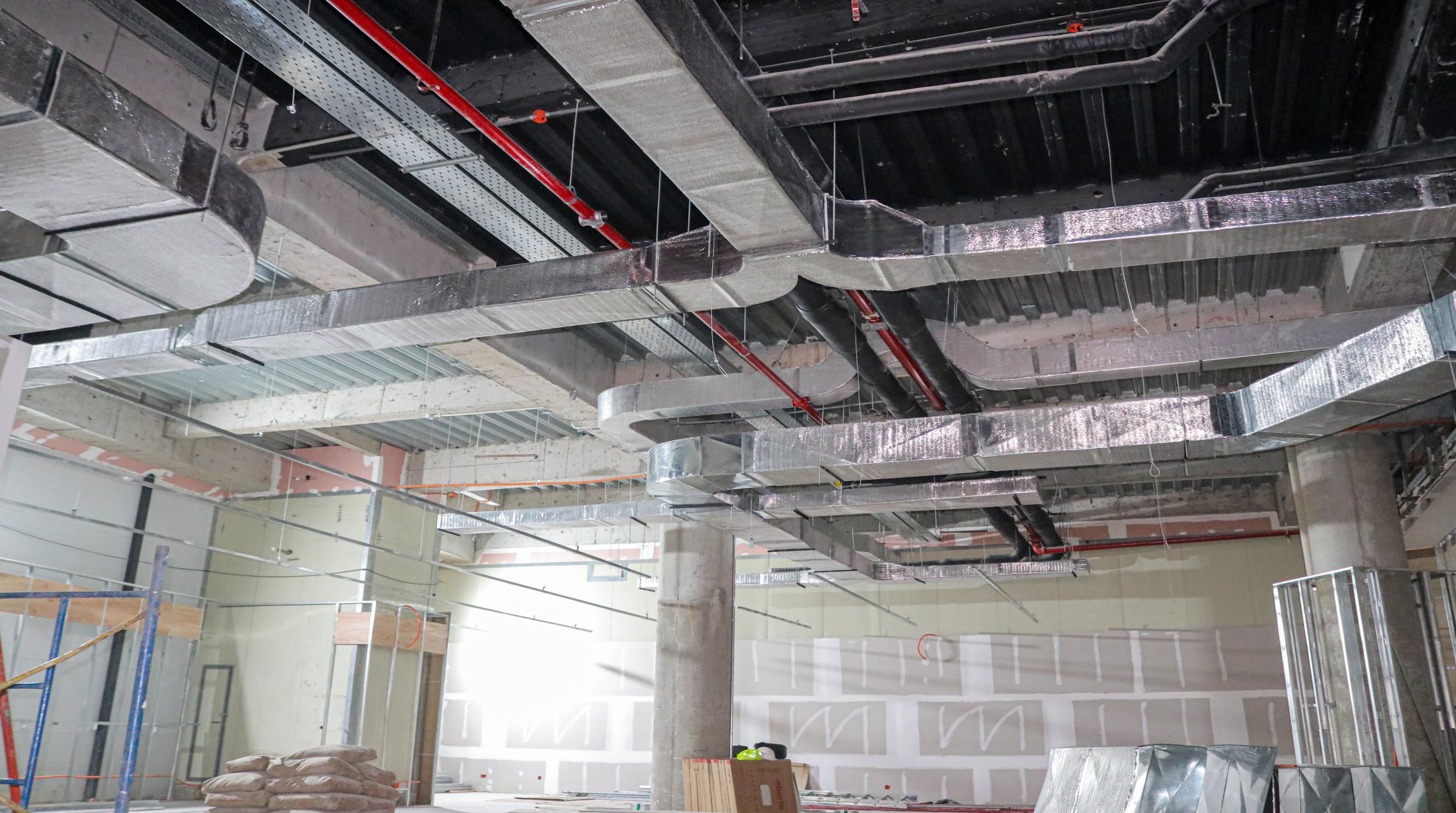 Ductos de climatización instalados por Joint Ingeniería